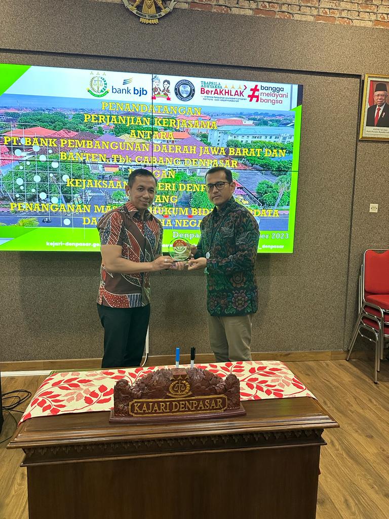 bank bjb dan Kejari Denpasar Perpanjang Kerja Sama Bidang Bantuan Hukum