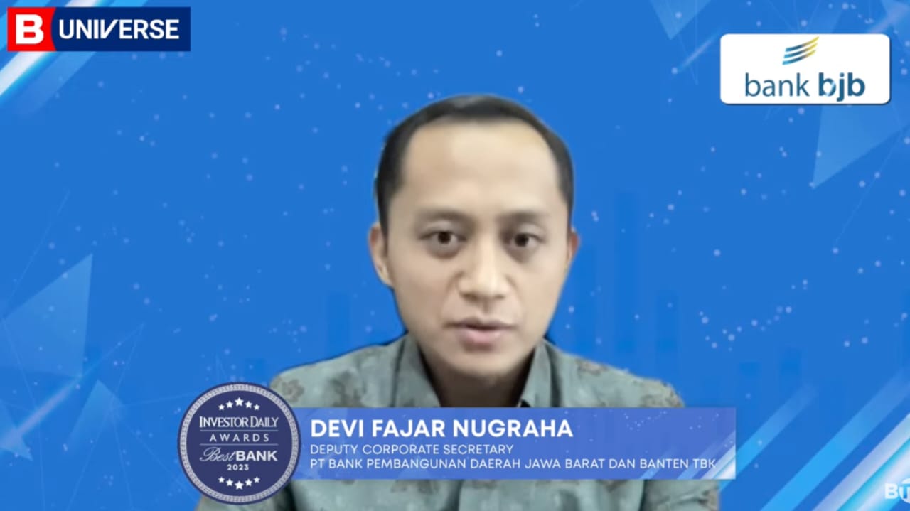 bank bjb Sabet Penghargaan Best Bank 2023 Majalah Investor