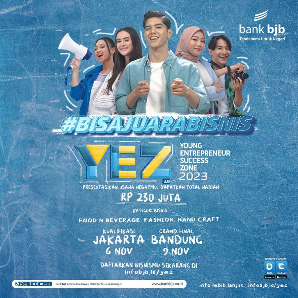 Dukung Kemajuan Wirausaha Indonesia, bank bjb Gelar Young Entrepreneur Success Zone (YEZ) 3.0.