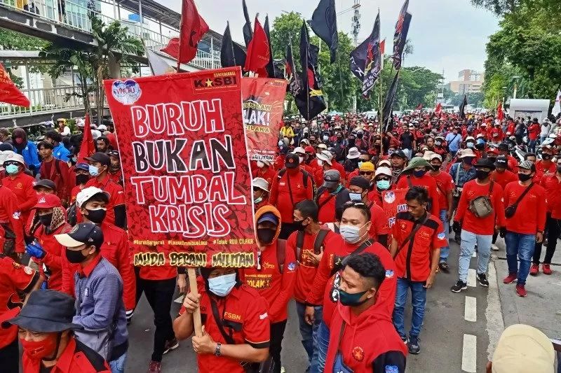 May Day, 50 Ribu Buruh Demo Bawa 6 Tuntutan 