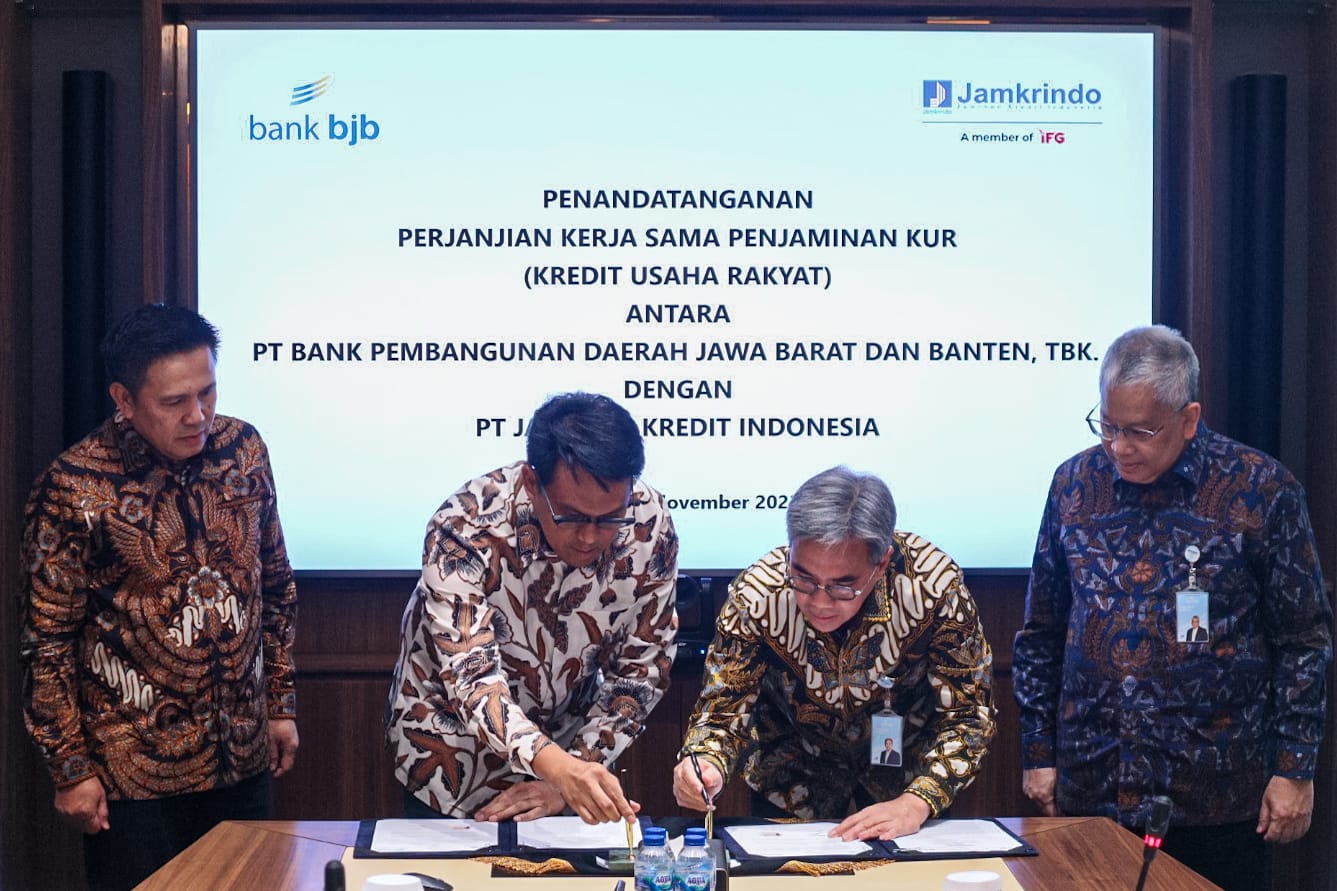 Perluas Akses Pembiayaan, bank bjb dan Jamkrindo Jalin Kerja