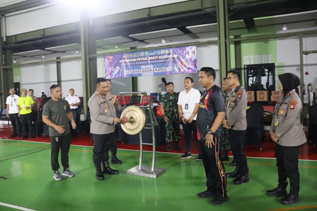 Sambut HUT ke_77 Bhayangkara, Polresta Bandara Soetta Gelar  Turnamen Olahraga